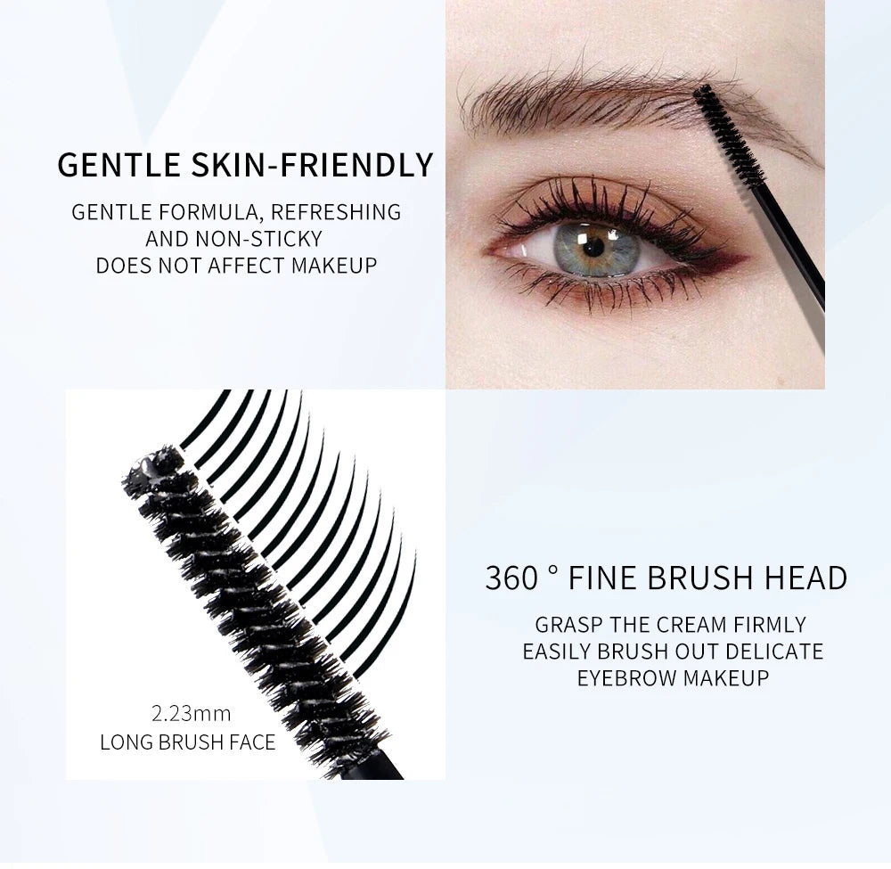 Waterproof Liquid Eyebrow Gel Transparent Brows Setting Tint Wax Lasting Fast Drying 3D Wild Eyebrow Fixing Soap Makeup Cosmetic