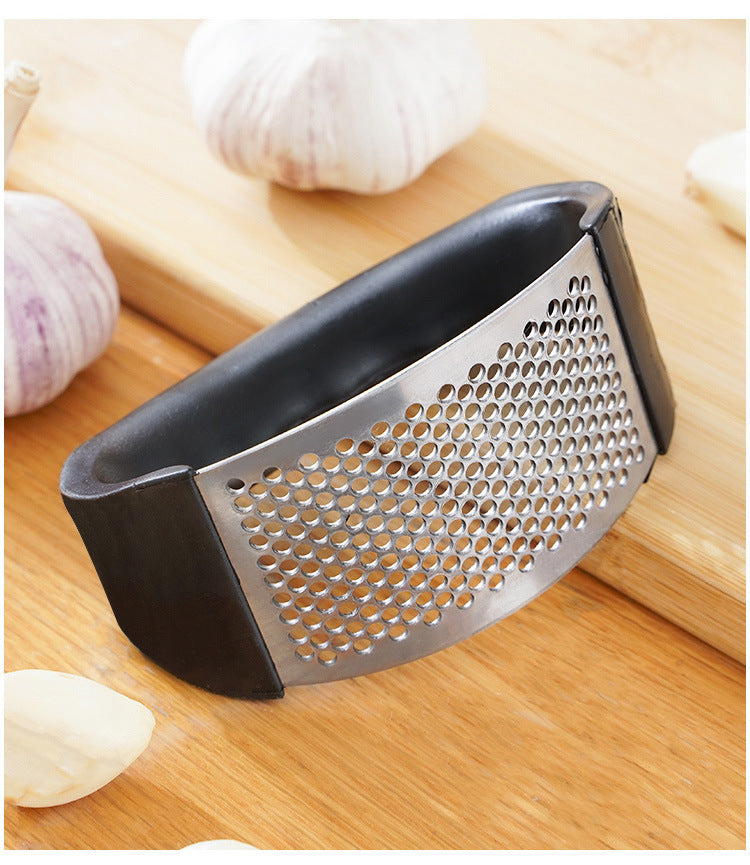 SteelCrush Garlic Press – Stainless Steel Mincer Tool  Crush faster. Cook easier. Upgrade your kitchen.