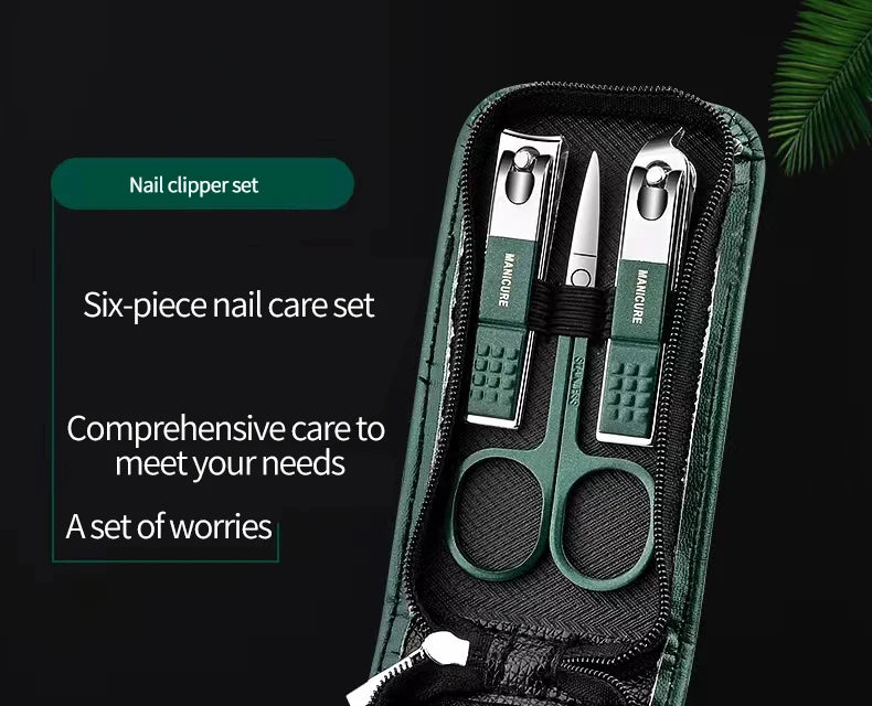 PrecisionCare Nail Kit – 6PCS Manicure Set  Sharp tools. Clean results. Professional care at home.