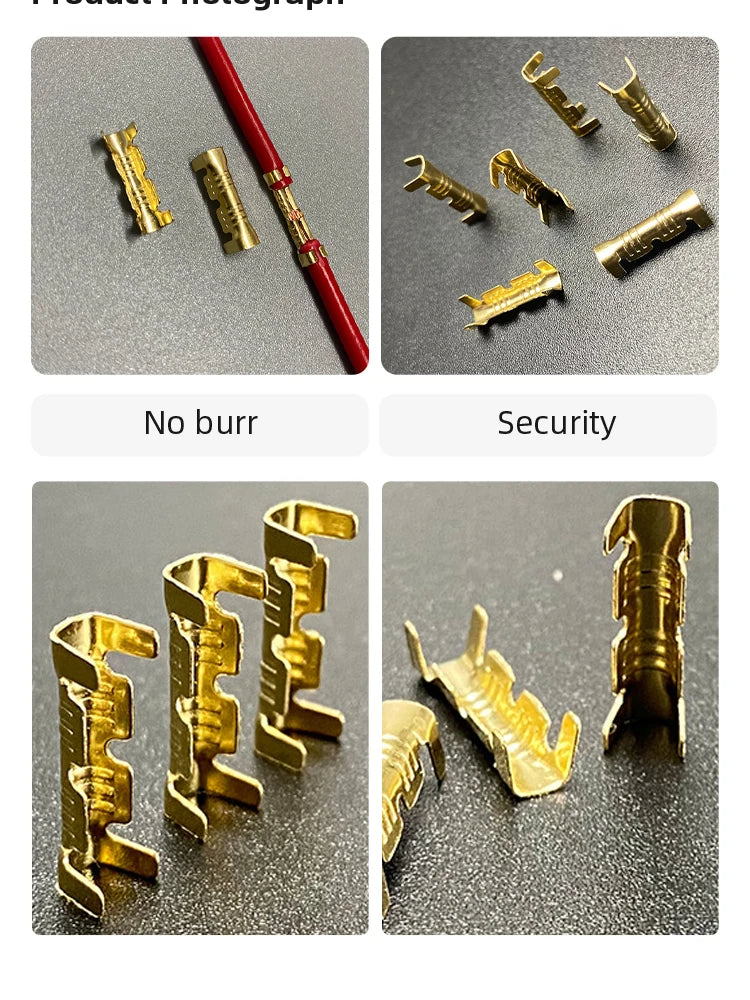 50pcs 100pcs 200pcs Docking Terminal U Type Terminal Tab 0.3 To 1.5mm2 Terminal Block Connector Double Connector Terminal