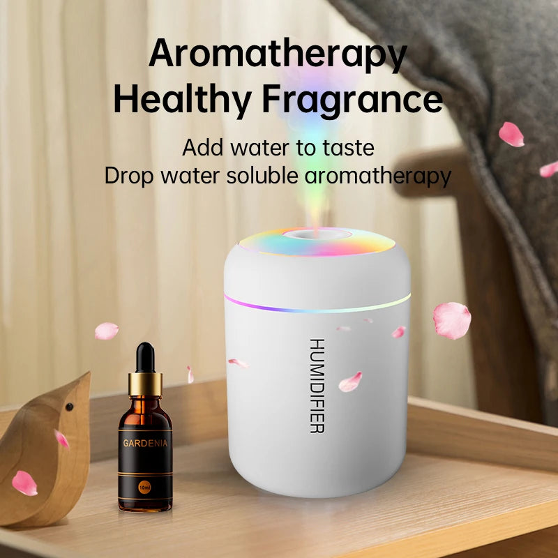 AromaMist Mini Humidifier – 180ML USB Diffuser  Fresh air. Relaxing scent. Peaceful atmosphere.