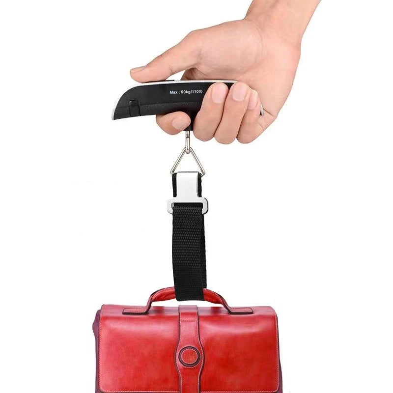 TravelWeigh Digital Scale – Portable Luggage Weight Checker (50kg/110lb)  No surprises at the airport. Travel smarter.