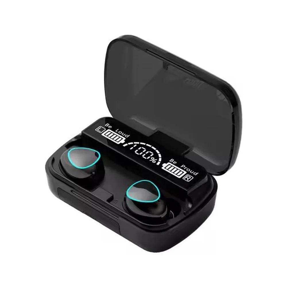 M10 Wireless Earbuds – Power Bank Charging & Deep Bass Sound  More than earbuds—your music, calls, and power on the go.