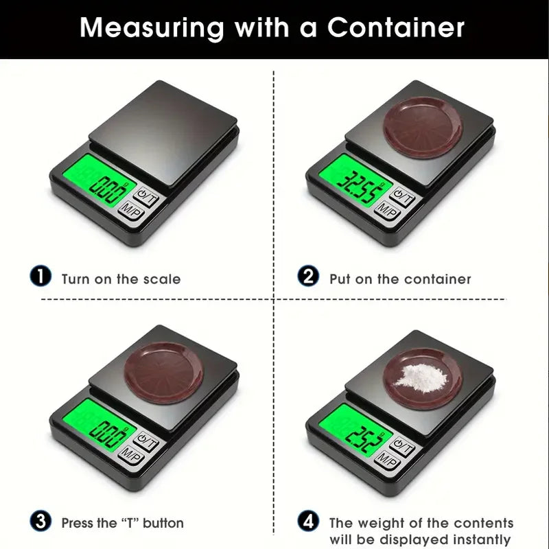 PrecisionPro Pocket Scale – 1000g x 0.1g Digital Scale  Accurate. Portable. Built for precision.
