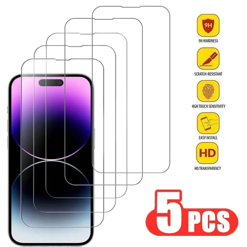 ClearShield Tempered Glass – iPhone Screen Protector  Maximum protection. Crystal clarity. Zero compromise.