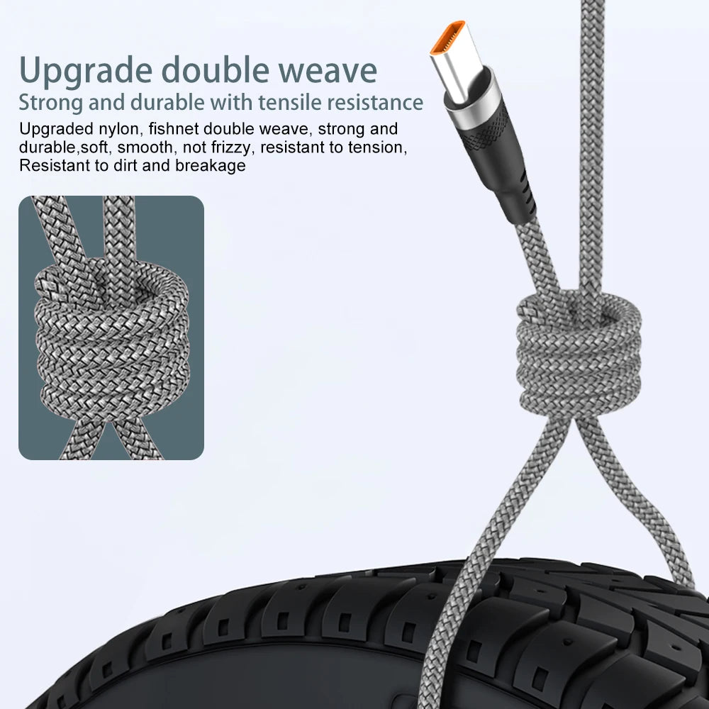 UltraCharge 6A USB-C Cable – Fast Charging & Extended Length  Power up faster. Reach further. Charge smarter.