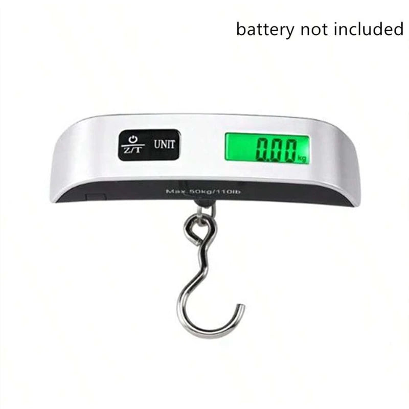 TravelWeigh Digital Scale – Portable Luggage Weight Checker (50kg/110lb)  No surprises at the airport. Travel smarter.