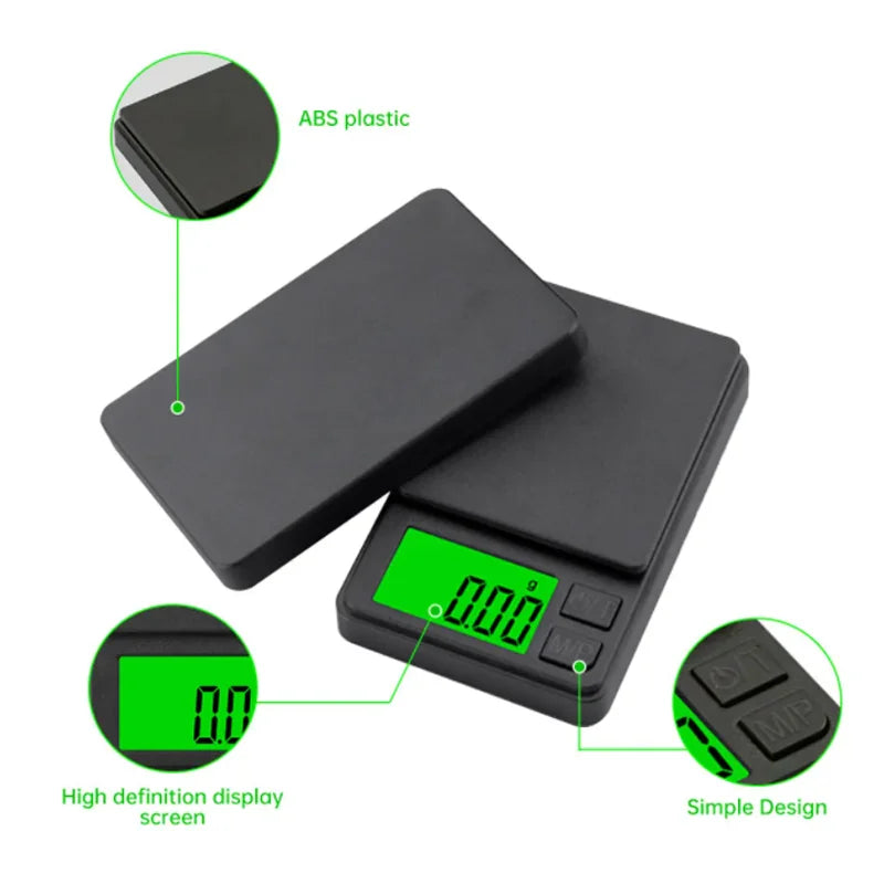 PrecisionPro Pocket Scale – 1000g x 0.1g Digital Scale  Accurate. Portable. Built for precision.