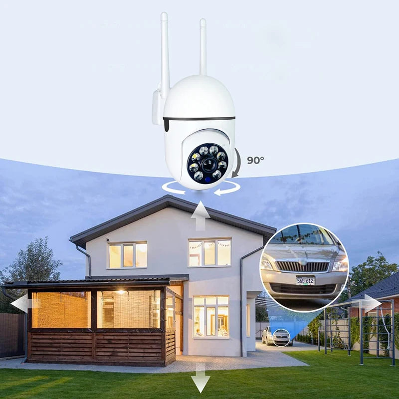 A7 Smart Security Camera – 360° HD Monitoring with Night Vision  Stay connected. Stay protected. Anytime, anywhere.