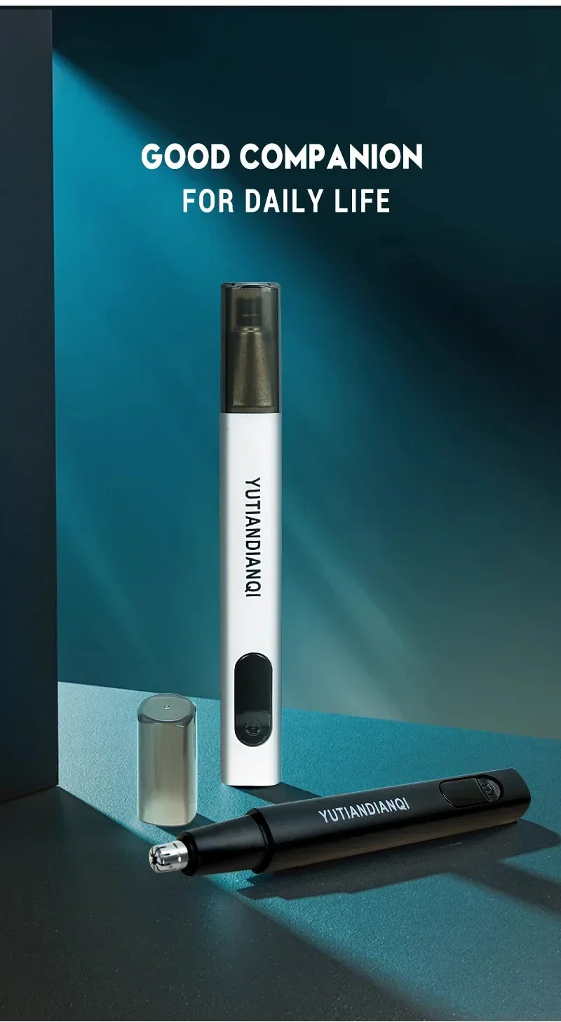 TrimPro 2-in-1 Grooming Tool – Ear, Nose & Eyebrow Trimmer  Clean look. Zero pain. Total precision.
