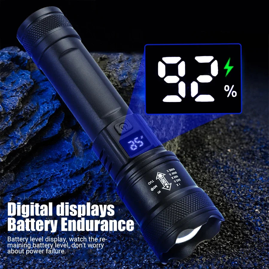 PowerBeam X2000 Flashlight – Tactical LED Torch  Extreme brightness. Reliable power. Ready for anything.