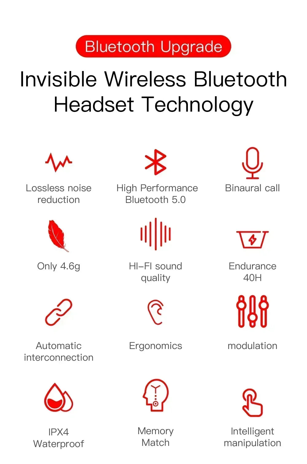 E6S Wireless Earbuds – Noise Reduction & Deep Bass Sound  Compact, powerful, and made for everyday listening.