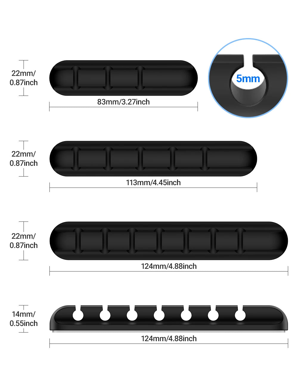 CableFix Organizer Clips – Clean & Tidy Cable Management  No more messy wires. Keep your space clean and organized.