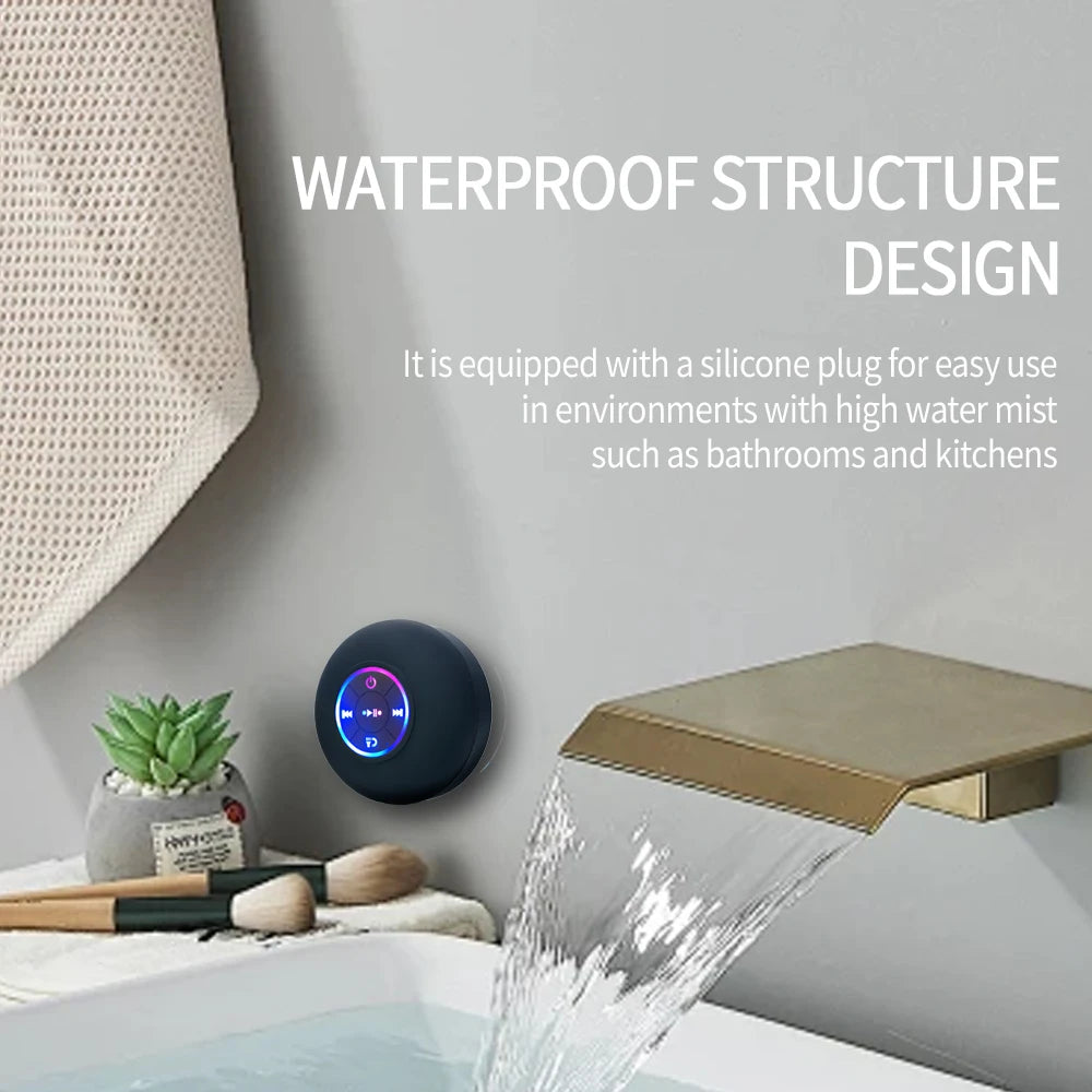 AquaBeat Bluetooth Speaker – LED Waterproof Sound Box  Powerful sound. Cool lights. Take it anywhere.