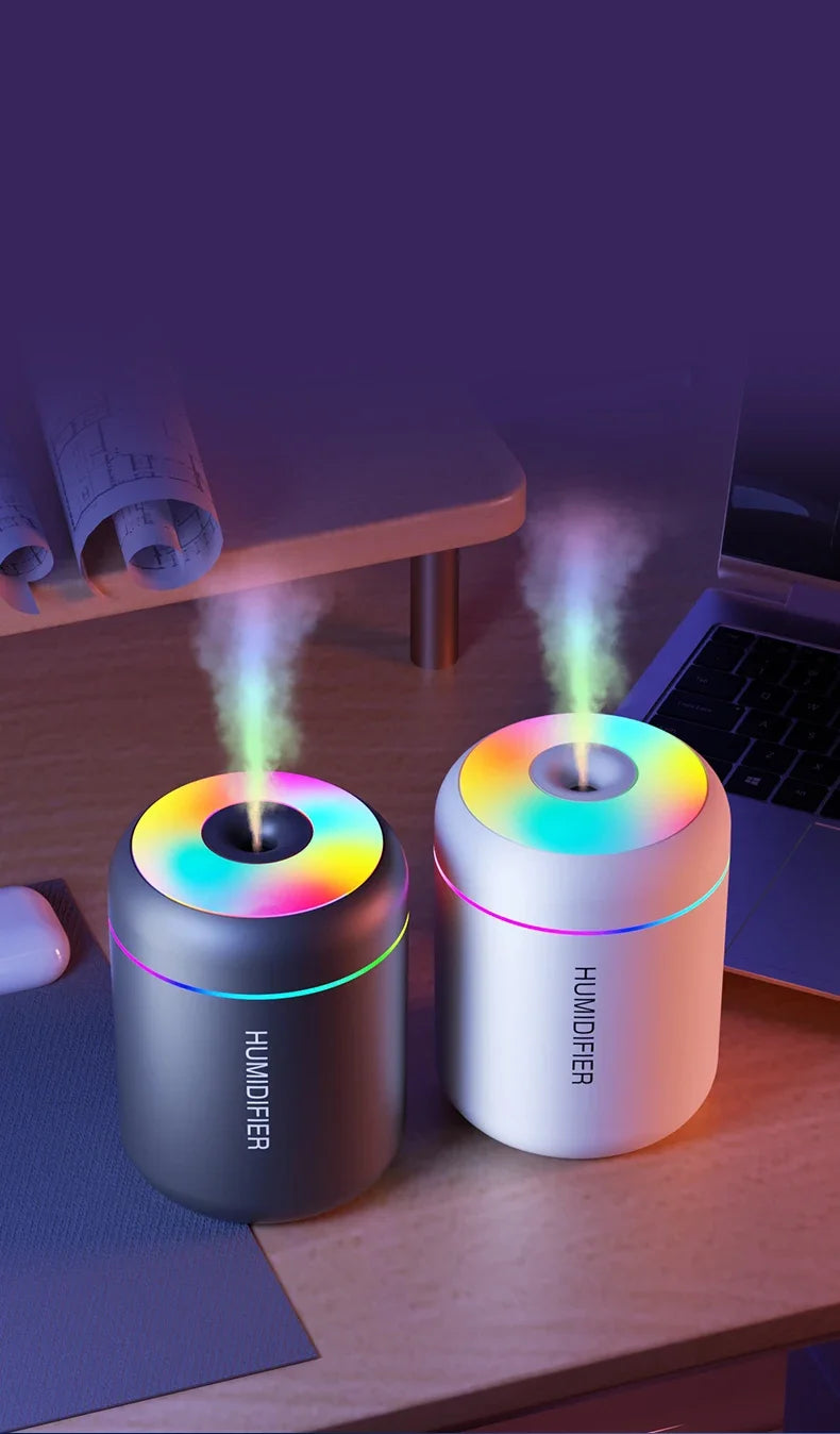AromaMist Mini Humidifier – 180ML USB Diffuser  Fresh air. Relaxing scent. Peaceful atmosphere.
