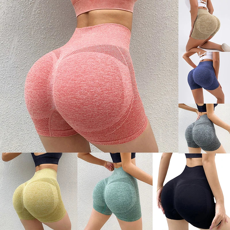 SculptFit Gym Shorts – High-Waist Push-Up Activewear  Train strong. Move freely. Look amazing.