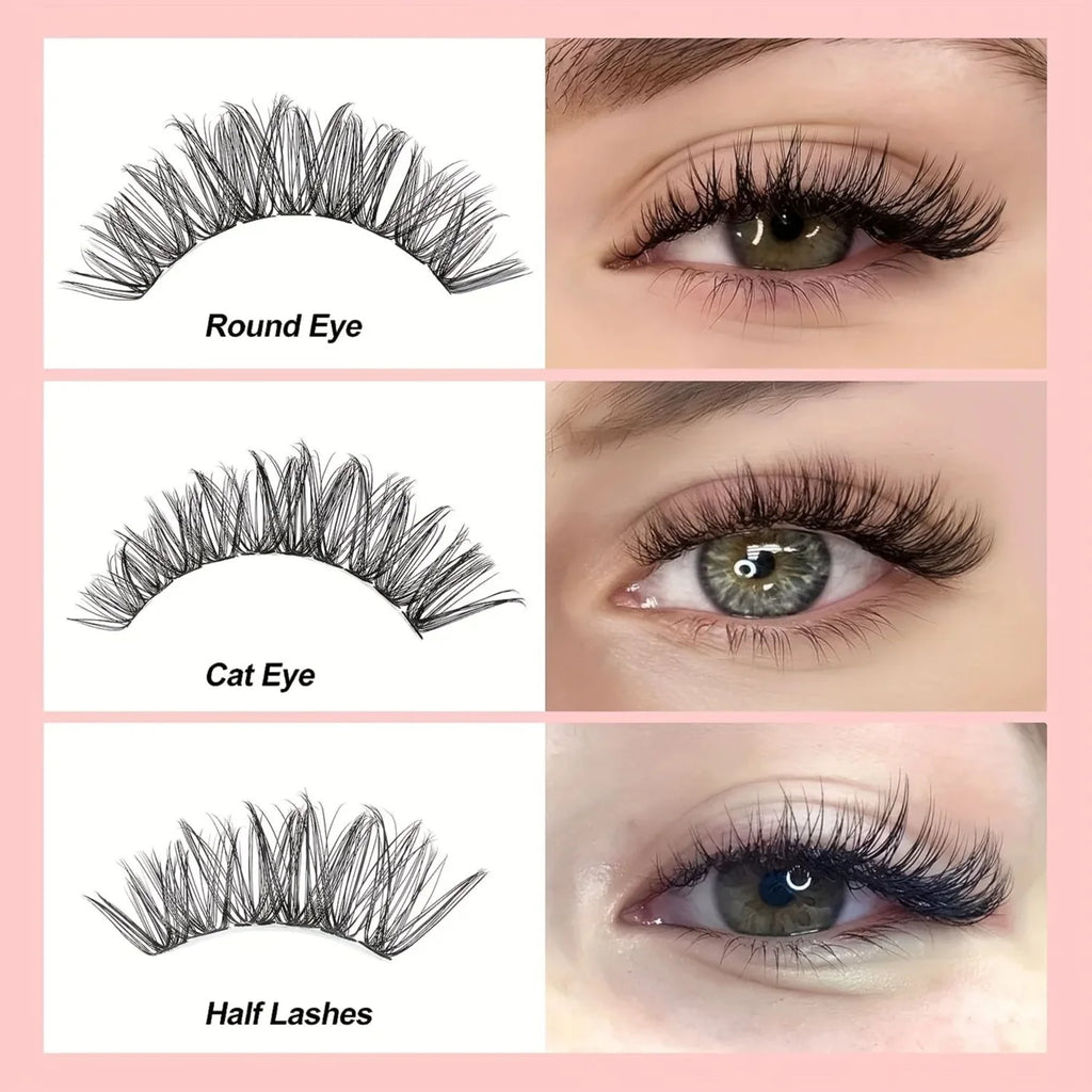 LashMuse Cluster Lashes – Natural Volume DIY Extensions (200pcs)  Salon-quality lashes at home. Soft, natural, and effortlessly stunning.