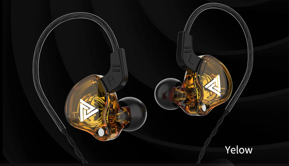 QKZ AK6 HiFi Earphones – 6 Driver In-Ear Headset  Powerful bass. Clear sound. Built for performance.