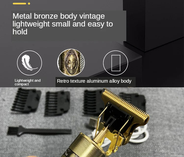 T9 Pro Hair Clipper – 0mm Precision Trimmer  Sharp cuts. Clean lines. Barber-level results.