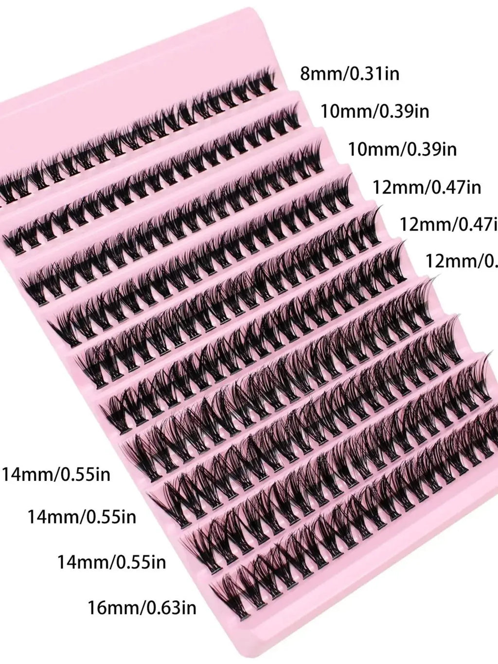 LashMuse Cluster Lashes – Natural Volume DIY Extensions (200pcs)  Salon-quality lashes at home. Soft, natural, and effortlessly stunning.