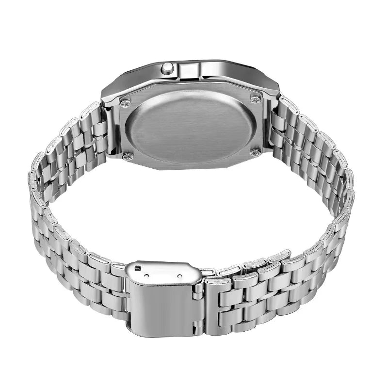 F91W Classic Digital Watch – Steel Band Edition  Timeless design. Everyday function. Reliable style.