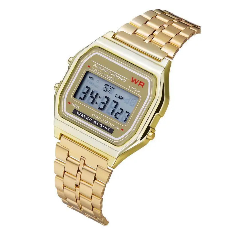 F91W Classic Digital Watch – Steel Band Edition  Timeless design. Everyday function. Reliable style.