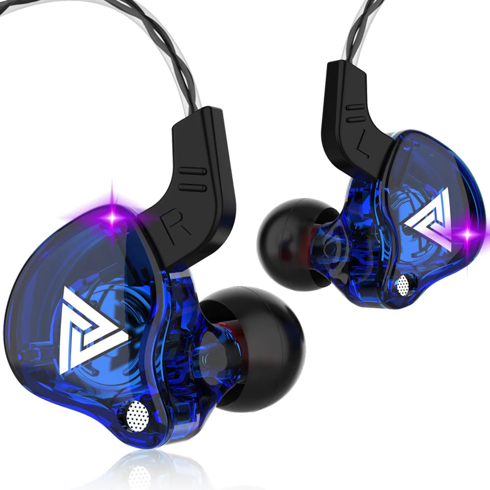 QKZ AK6 HiFi Earphones – 6 Driver In-Ear Headset  Powerful bass. Clear sound. Built for performance.