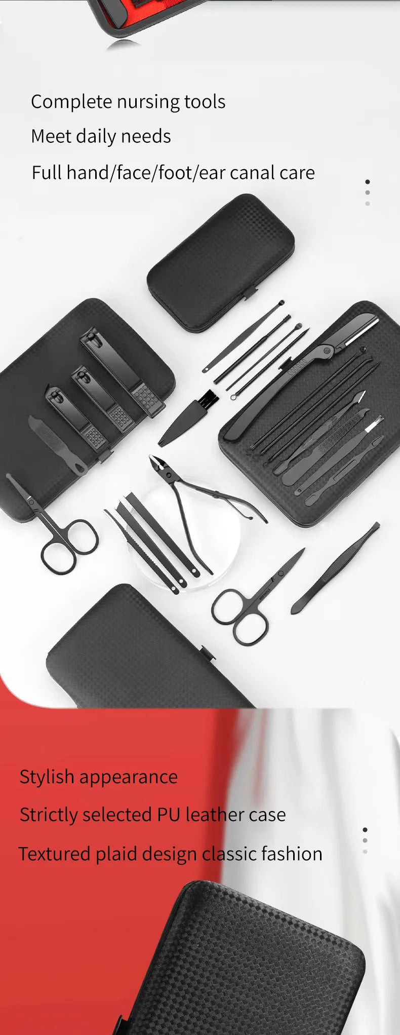 ProCare Nail Clipper Set – Complete Manicure & Pedicure Kit  All-in-one grooming tools for clean, precise, and effortless care.