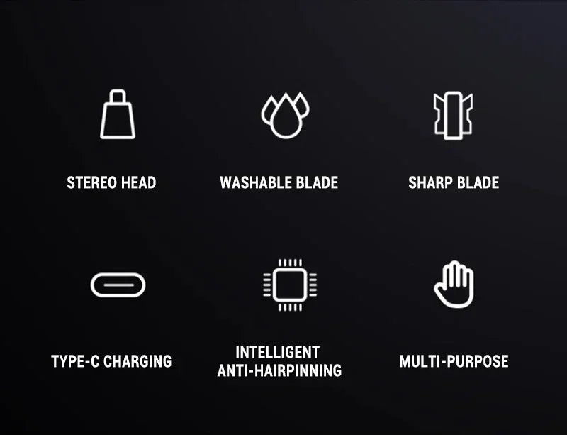 TrimPro 2-in-1 Grooming Kit – Ear, Nose & Eyebrow Trimmer  Precision trimming. Painless comfort. Everyday grooming made easy.