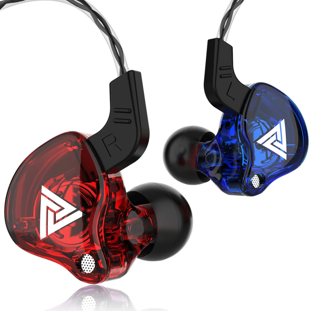 QKZ AK6 HiFi Earphones – 6 Driver In-Ear Headset  Deep bass. Clear sound. Built for everyday performance.