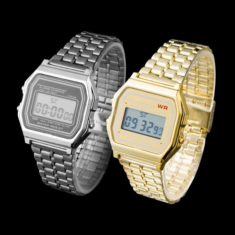 F91W Classic Digital Watch – Steel Band Edition  Timeless design. Everyday function. Reliable style.