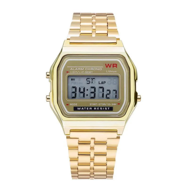 F91W Classic Digital Watch – Steel Band Edition  Timeless design. Everyday function. Reliable style.