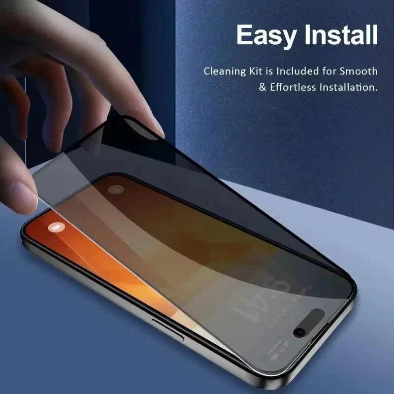 PrivacyShield Tempered Glass – Anti-Spy Screen Protector  Protect your screen—and your privacy—anytime, anywhere.