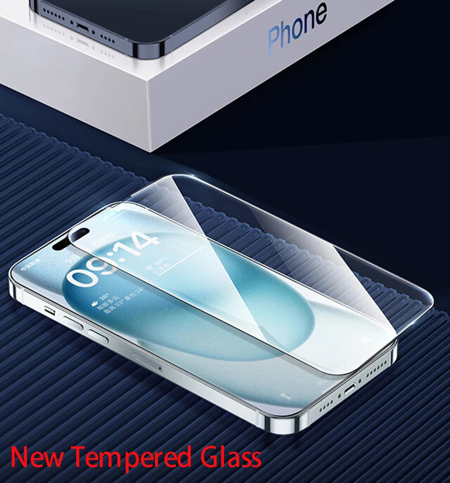 UltraShield Tempered Glass Screen Protector – 4 Pack  Reliable protection for your iPhone. Clear, strong, and easy to apply.