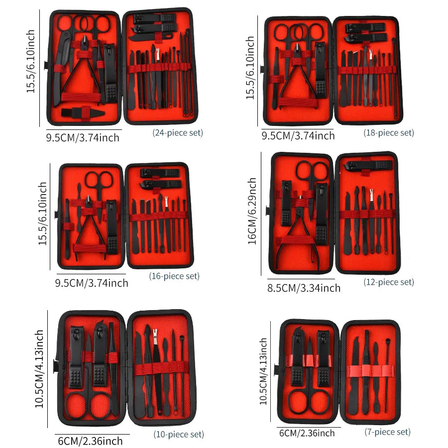 ProCare Nail Clipper Set – Complete Manicure & Pedicure Kit  All-in-one grooming tools for clean, precise, and effortless care.