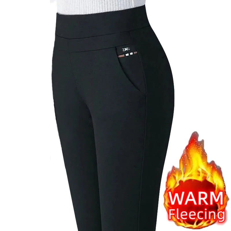 ThermaFlex Winter Leggings – Plush Warm Slim Fit Pants  Stay warm. Stay stylish. All winter long.