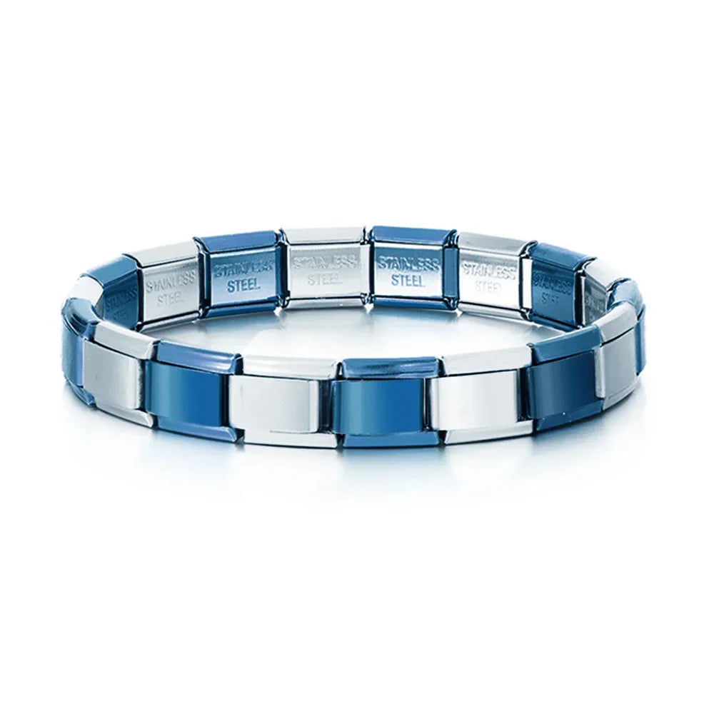 CharmLink Bracelet – 9mm Italian Stainless Steel Chain  Build your story. Wear your style. Personalize your look.