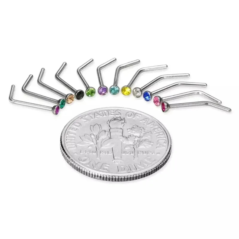 CrystalFlex Nose Stud Set – 40/60PCS Stainless Steel Collection  More styles. More shine. Endless combinations.