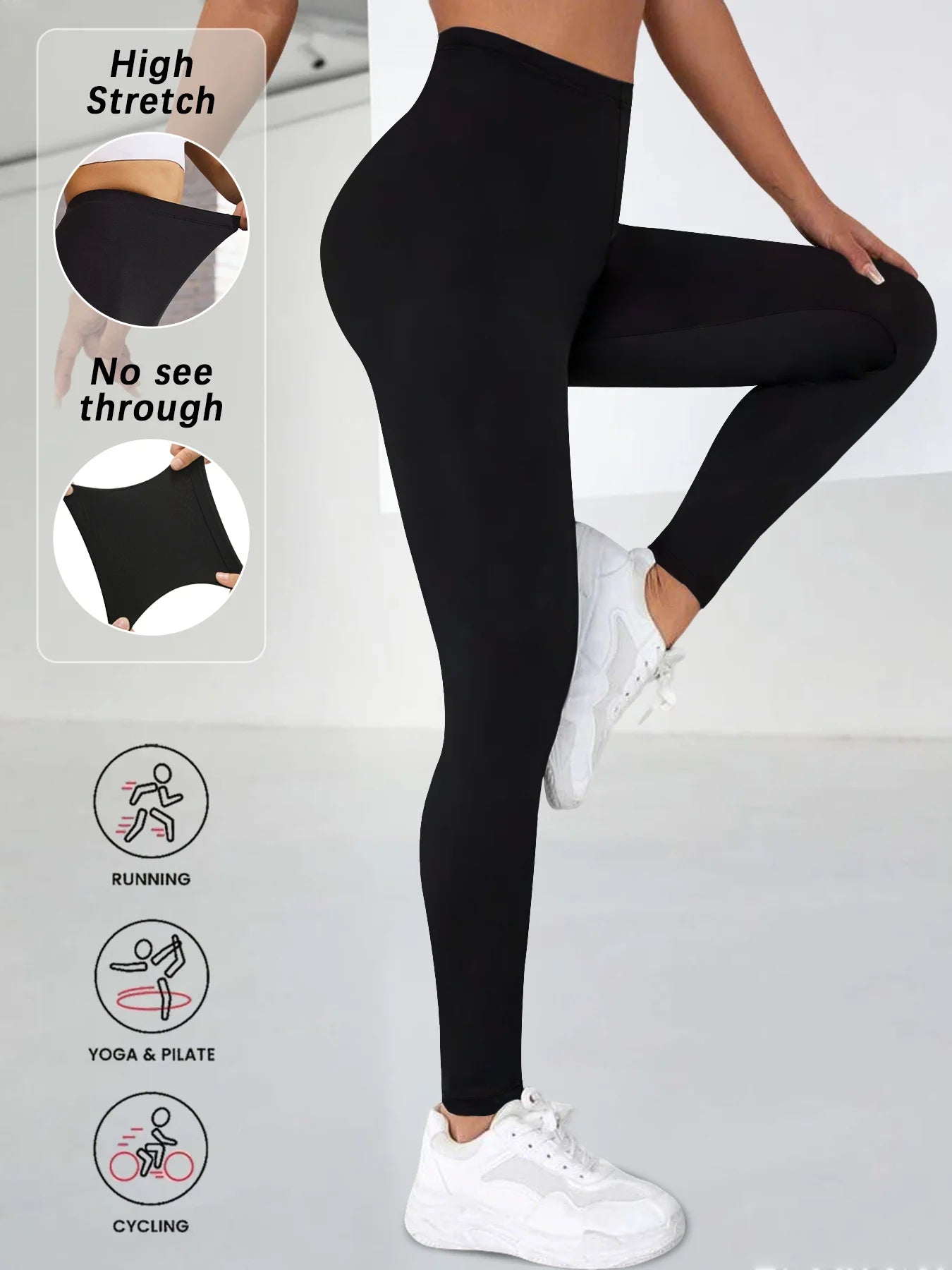 UltraSoft Flex Leggings – High-Elastic Workout Fit  Move freely. Feel confident. Perform your best.