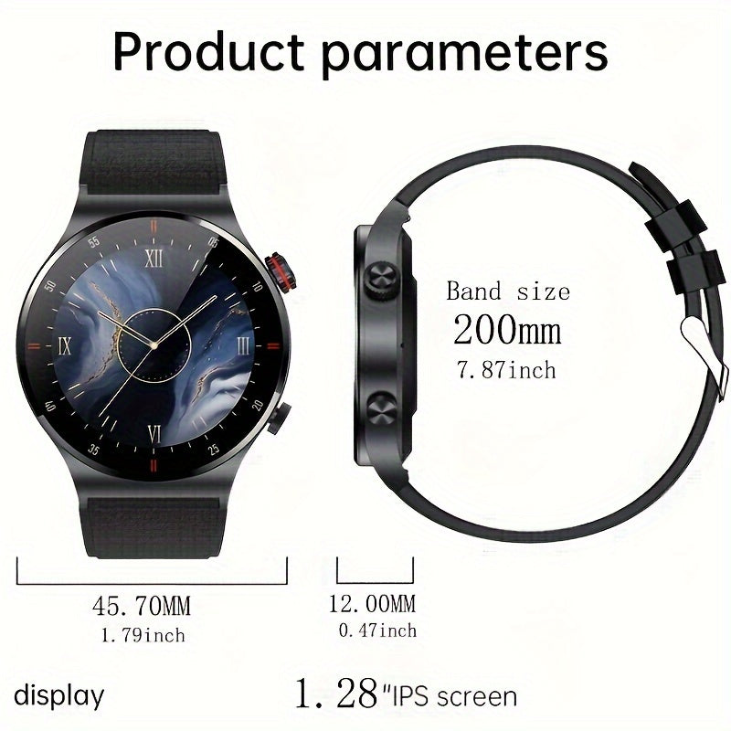 2023 New Wireless call Smart watch Men  Full touch Screen Sports fitness watch Wireless watch is Suitable For Android ios Smart watch