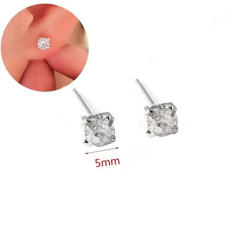 Crystal Heart Hoops – 925 Silver Needle Earrings  Soft sparkle. Sweet charm. Everyday luxury.