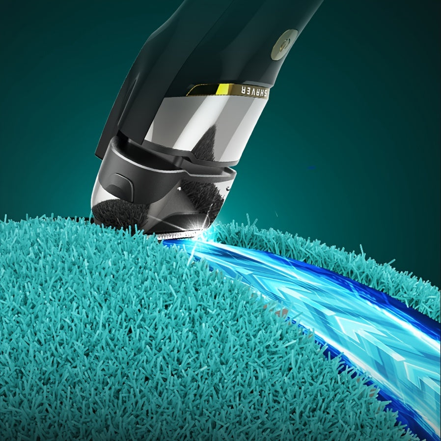 Rechargeable Wet/Dry Electric Razor For Men - LED Display, Pop-up Trimmer - Get A Close, Comfortable Shave!