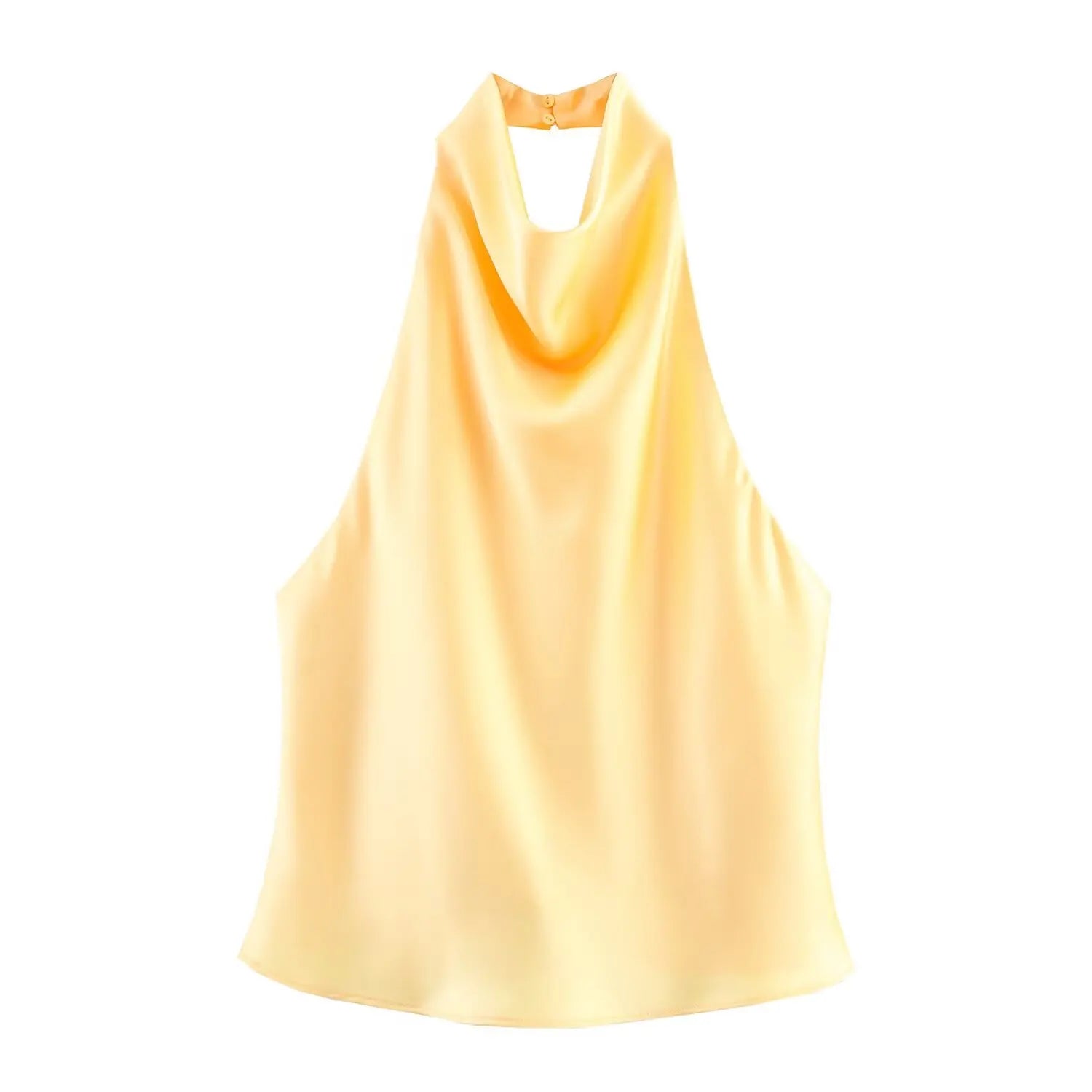 HalterChic Vest – Backless Waistcoat Top  Sharp style. Open back. Effortless elegance.