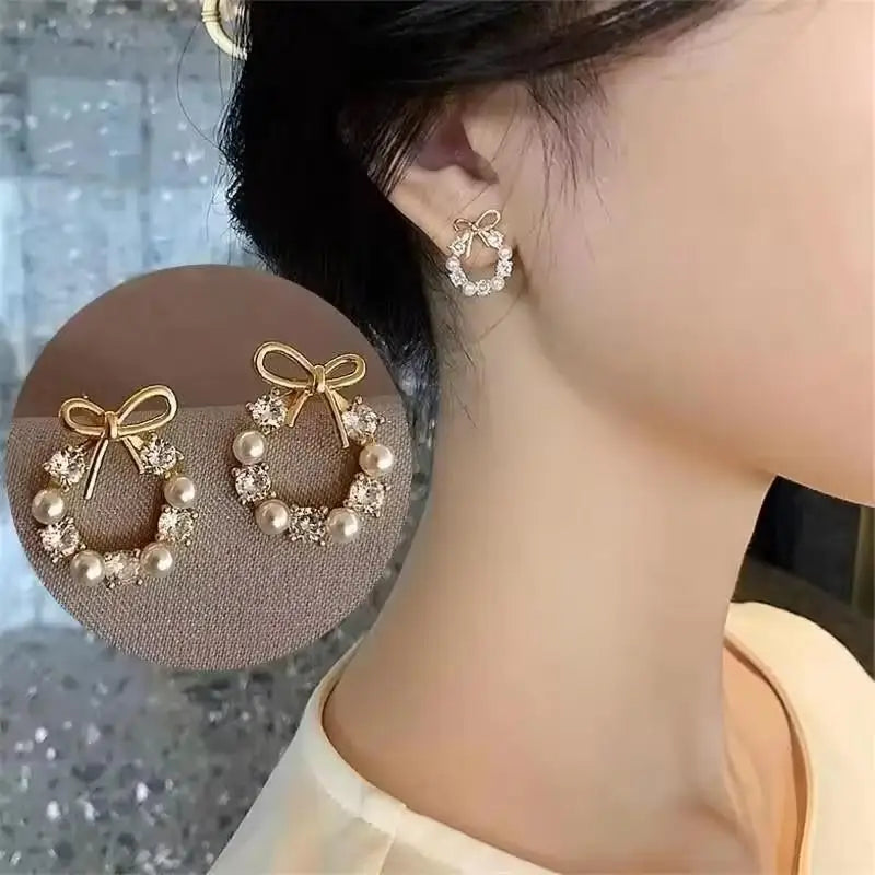 Crystal Heart Hoops – 925 Silver Needle Earrings  Soft sparkle. Sweet charm. Everyday luxury.