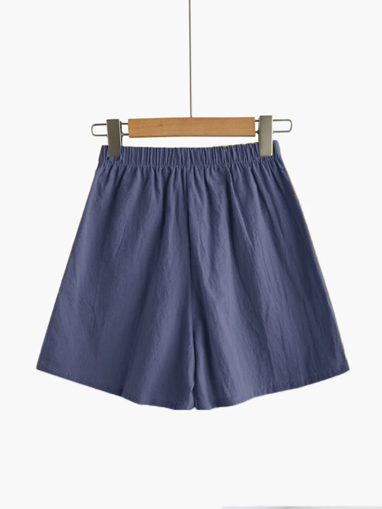 FlexLinen High-Waist Shorts – Lightweight Active Comfort  Move freely. Stay cool. Look effortlessly stylish.