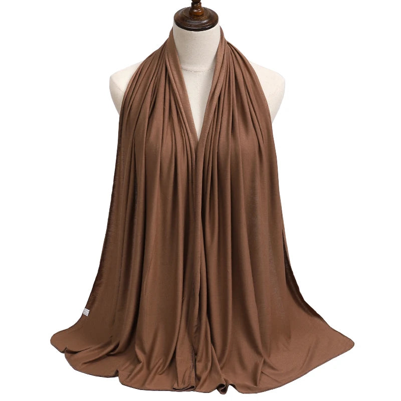 ModalSoft Hijab – Premium Cotton Jersey Scarf  Soft touch. Elegant drape. Everyday comfort.