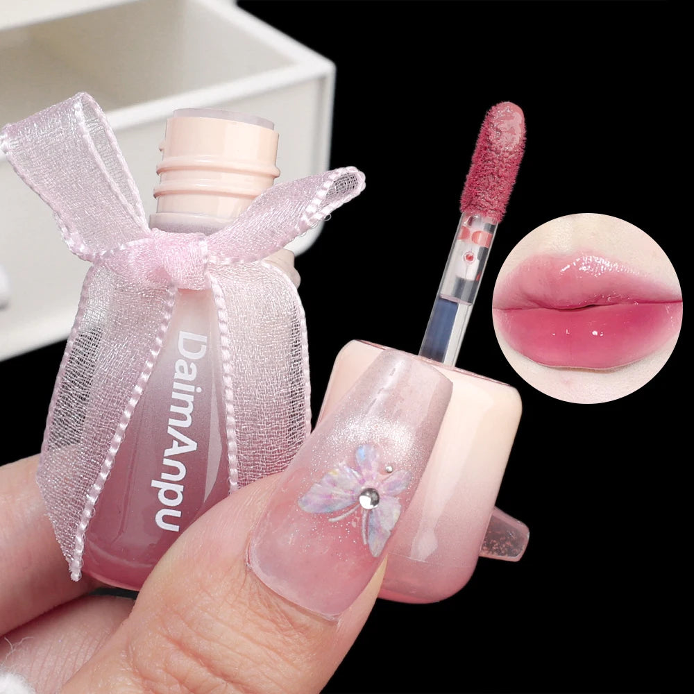 GlassGlow Jelly Lip Tint – Hydrating High-Shine Lip Gloss  Get that mirror-like shine with a smooth, juicy finish.