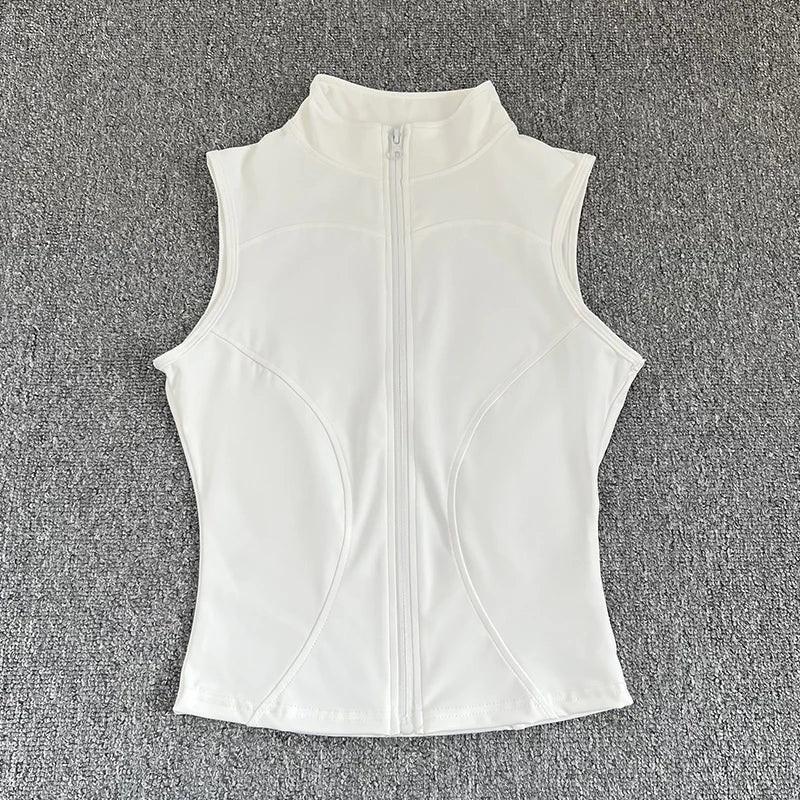 ZipFlex Sport Top – Sleeveless Quick-Dry Fit  Train harder. Stay cool. Look sharp.