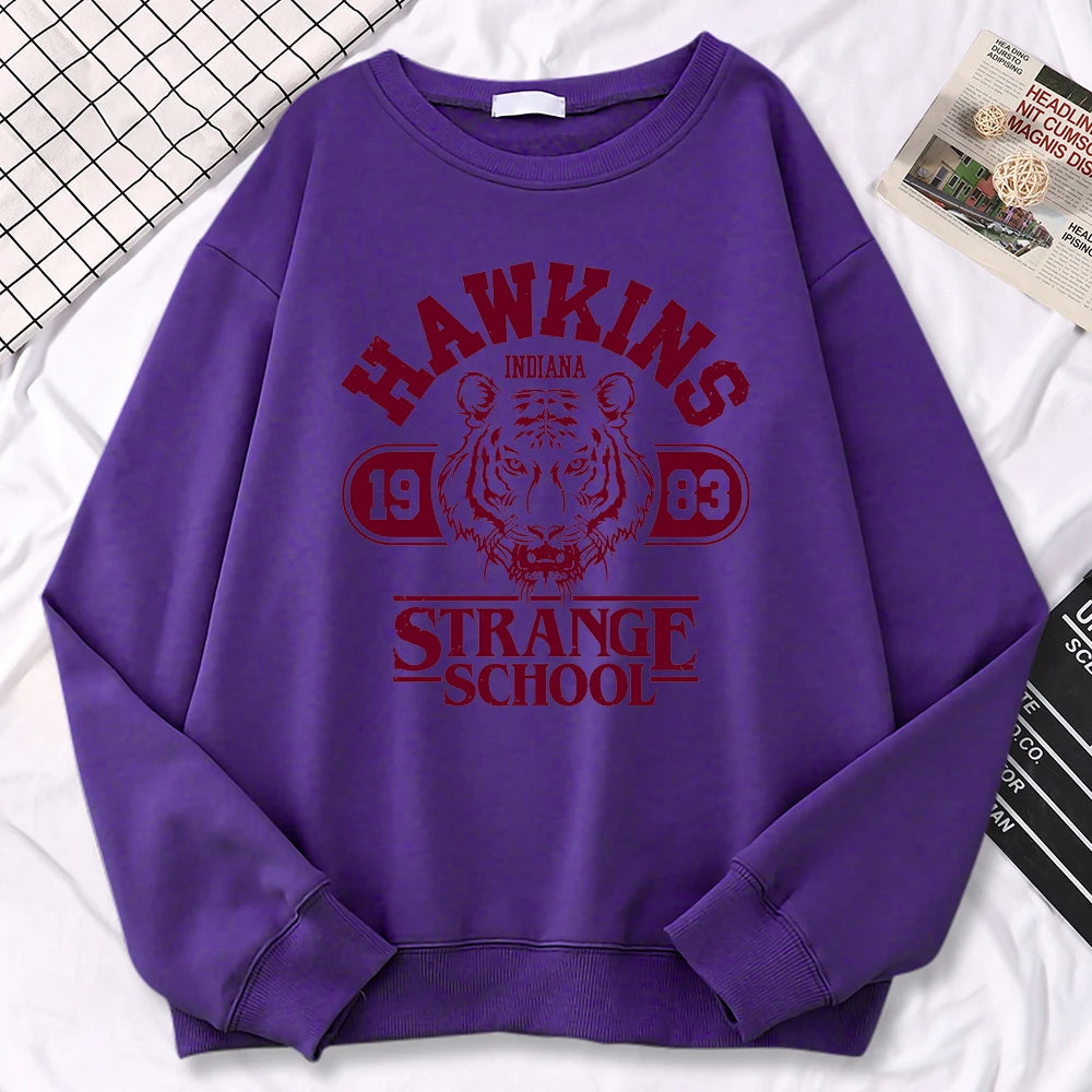 Hawkins 1983 Sweatshirt – Vintage Streetwear Pullover  Retro vibes. Cozy comfort. Iconic style.
