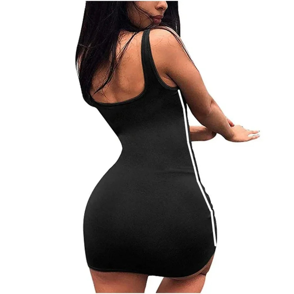 SleekMuse Sheath Dress – Spaghetti Strap Slim Fit  Simple lines. Perfect fit. Effortless confidence.
